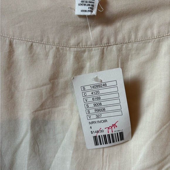 Anthropologie retro fit & flare, embroidered skirt w/ tulle petit coat attached. - Picture 7 of 9